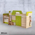 تخت دو طبقه نوزاد به نوجوان توئینی