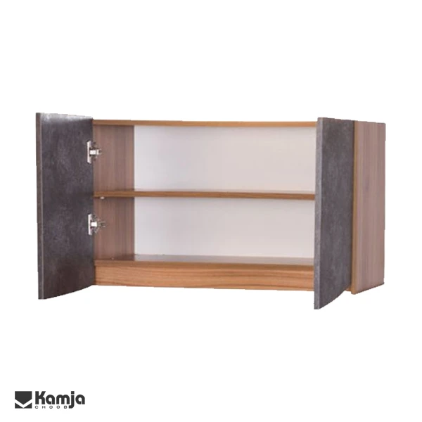 diamond shelf with open door