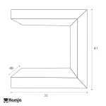 Adrien model dining table vector
