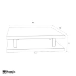 Adrien sofa table (without honey) vector