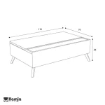میز جلو مبلی تبدیل شو (لپ تاپ) - Image 2