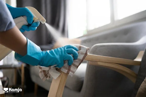 Cleaning a velvet sofa album 4