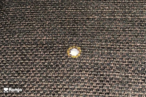 Repairing a burnt part of the sofa album 2