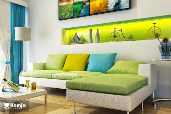 Types of Green Sofas album 17