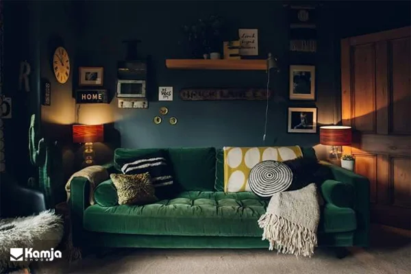 Types of Green Sofas album 19