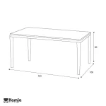 میز ناهارخوری 6 نفره آدورا - Image 3