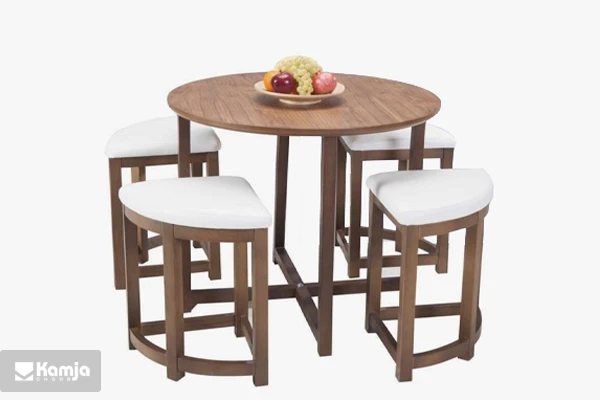 Dining table with four chairs