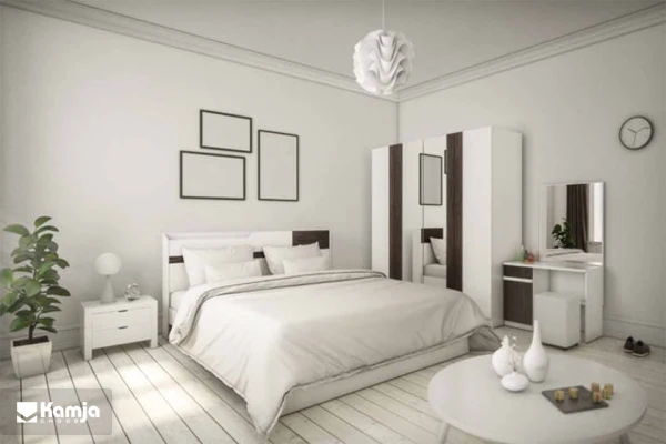 Girls bedroom with a white color