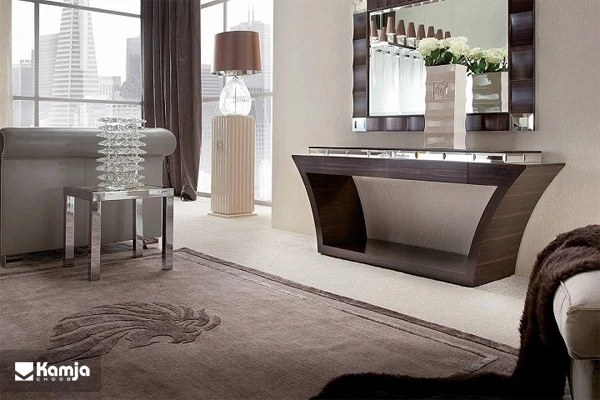brown console