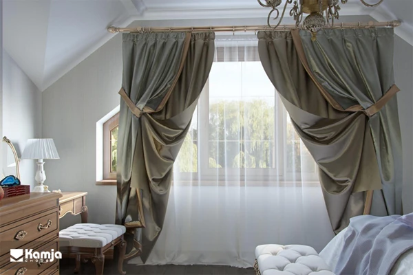 curtain in bedroom