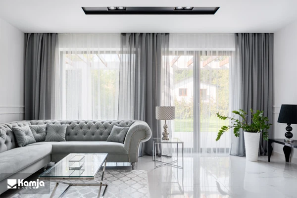 gray sofa