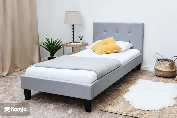 one bed with mattress