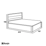تخت یک نفره آیدا - Image 6