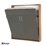 Folding double bed v2 model supermat