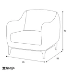 مبل یک نفره کاترینا - Image 3