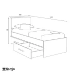 تخت یک نفره یلدا - Image 3