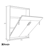 V2 folding double bed 160