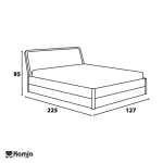 تخت یک نفره هایکا - Image 5