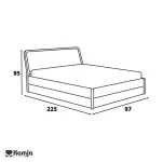 تخت یک نفره هایکا - Image 4
