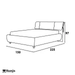 تخت یک نفره کوبو - Image 6