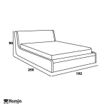 تخت دو نفره ورونیکا - Image 5