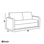 raman sofas 160 vector