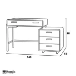 Lavan dressing table vector