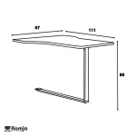 Folding desk v2 vector