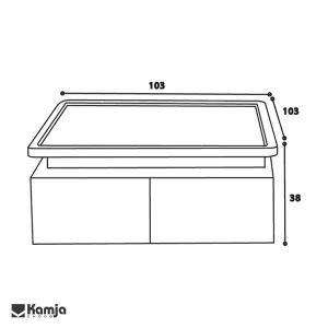 Lana dinning table vector